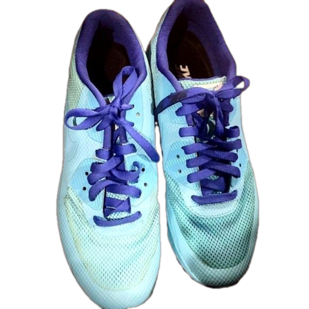 Nike Women’s Custom Blue Nike Air Max 90 Size US 10